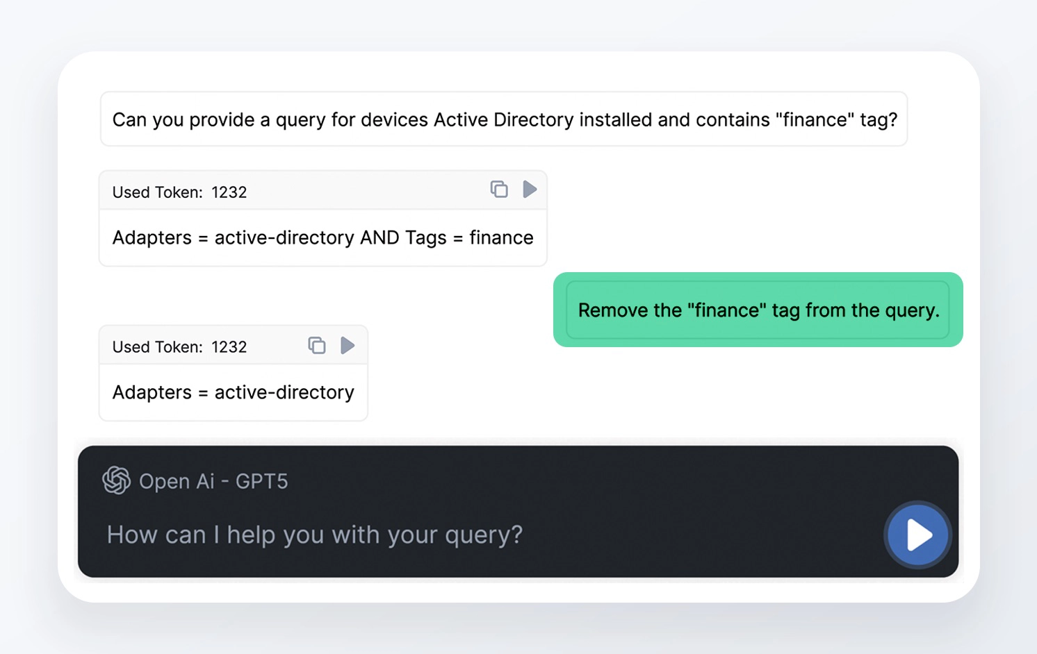 AI Supported Query Wizard
